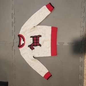 Charter Club Girl's 2T Red Scottish Terrier Dog Long‎ Sleeve Sweater Preppy